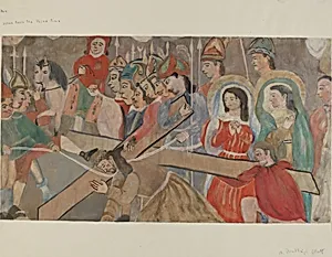 Station of the Cross No. 9: Jesus Falls the Third Time