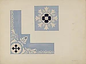 Stencil of Ceiling (Mariner's Church)