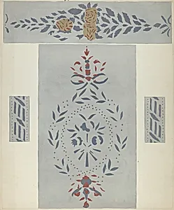 Stencilled Wall (Detail)