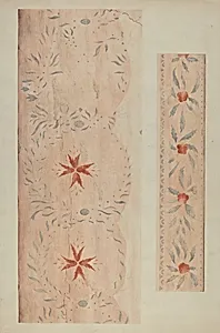 Stencilled Wall (From an Inn)