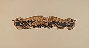 Stern Carving: Spread Eagle
