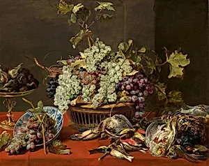 Still Life with Grapes and Game