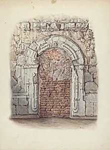 Stone Doorway, Carved