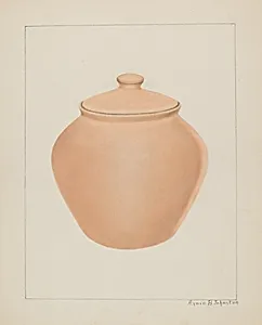 Stoneware Jar