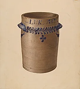 Stoneware Jar