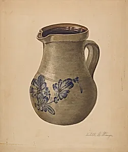 Stoneware Pitcher