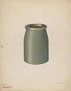 Stoneware Quart Jar