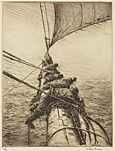 Stowing the Mainsail