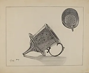 Strainer with Funnel by Yolande Delasser