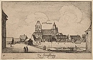 Strasbourg by Wenceslaus Hollar