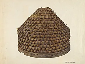 Straw Bee Hive