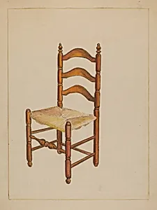 Straw Bottom Chair
