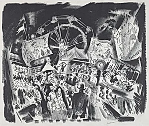 Street Carnival at Night