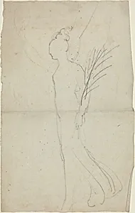 Striding Female with Palm by John Flaxman