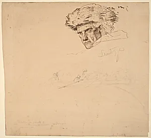 Studies for "Washington Crossing the Delaware" [recto]