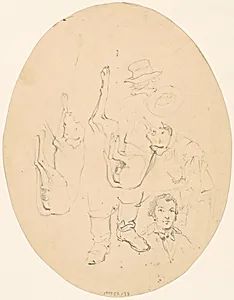 Studies of Dogs and Men [verso]