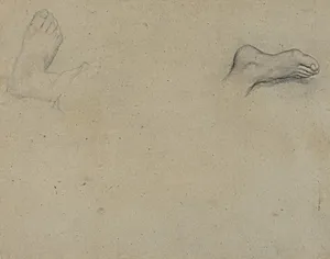 Studies of Feet [verso] by Edgar Degas