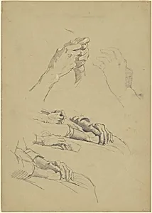 Studies of Hands [recto]