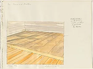 Studio Corner in the Morning with Window Light across the Floor