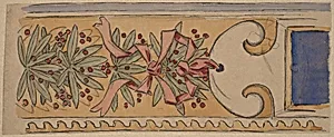 Study for a Border Design by Charles Sprague Pearce