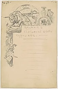 Study for "Bronzes"