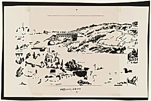 Study for "Jerusalem, Temple Mount"