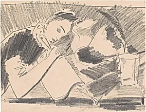 Study for "Model Resting"