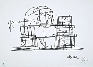 Study for New Frank Gehry House