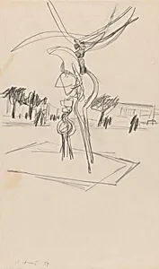 Study for "Organic Construction"