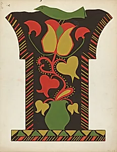 Study for Proposed Portfolio "Decorated Chests of Rural Pennsylvania" by American 20th Century