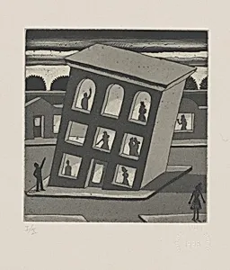 Study for "Standing While All Around Are Sinking"