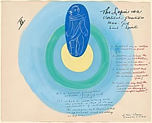 Study for "The Lapis", II. The Lapis in a Vertical Position