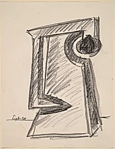 Study for "Unquiet Room"
