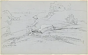Study for "White Mountains from North Conway, New Hampshire" [recto]