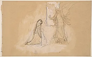 Study of a Figure from Behind [recto]
