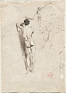 Study of a Male Nude and Other Studies