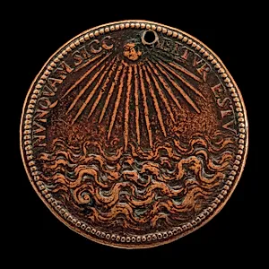 Sun Shining on a Stormy Sea [reverse]