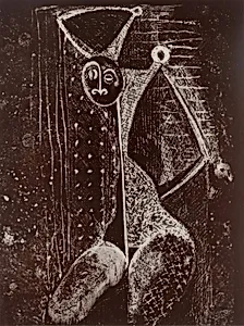 Sévillane dénudée (Naked Woman of Seville), from Transmutations