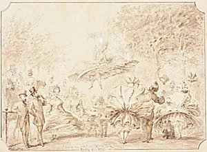 "Taking the Air" in Hyde Park [verso]