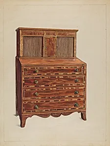 Tambour Desk