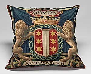 Tapestry-covered Cushion