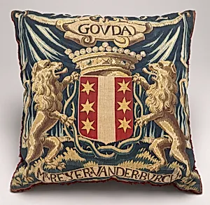 Tapestry-covered Cushion