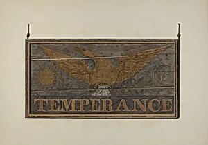 Tavern Sign: "Temperance"