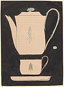Teapot, Cup and Saucer