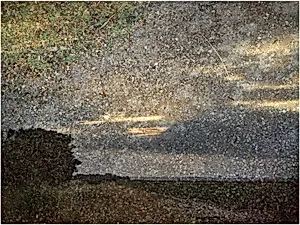 Tent-Camera Image: Sunset, Near Arles, France