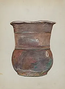 Terra Cotta Flower Jar