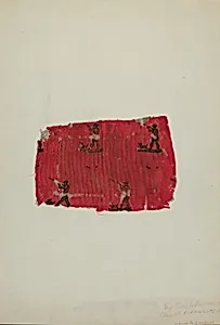 Textile - Piece of Old Quilted Cloth