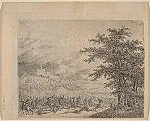 The Affair near Konigstein (L'Affaire pres d e Koenigstein) [verso]