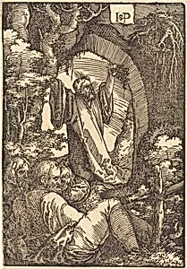 The Agony in the Garden by Sebald Beham