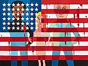 The American People Series #18: The Flag is Bleeding